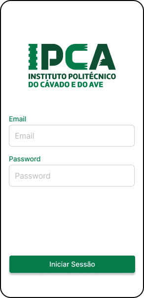 Student Login Screen