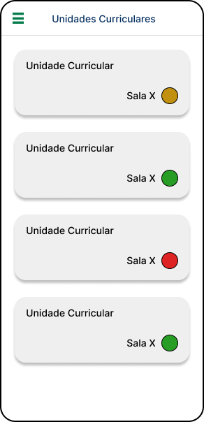 Curricular Units for Professor